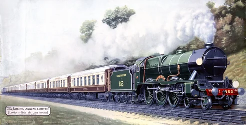 The Golden Arrow Limited, London-Paris De Luxe Service, 1900er Jahre